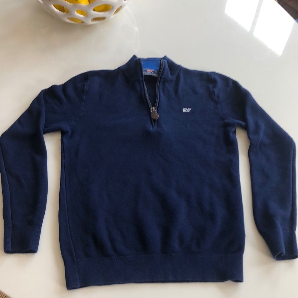 Vineyard Vines long sleeve quarter size pullover